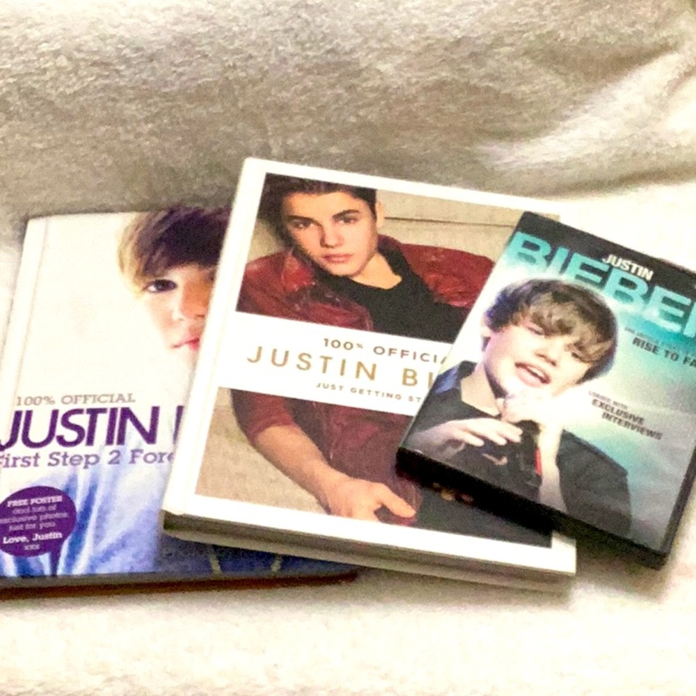Justin Bieber Books/DVD